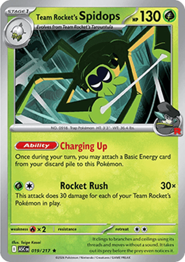 Ascended Heroes - #019 - Team Rocket's Spidops