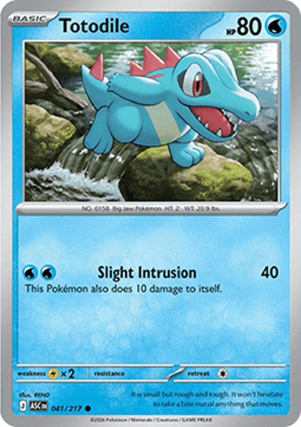 Ascended Heroes - #041 - Totodile