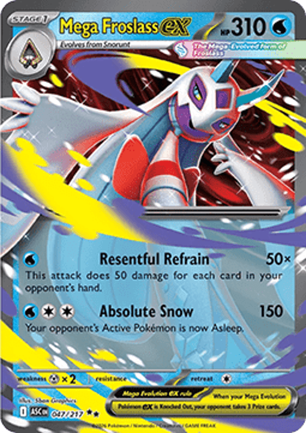 Ascended Heroes - #047 - Mega Froslass EX