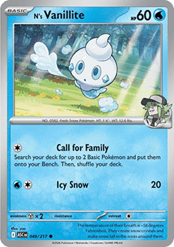 Ascended Heroes - #049 - N's Vanillite