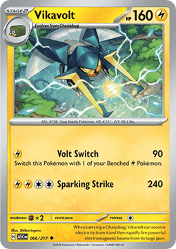 Ascended Heroes - #066 - Vikavolt