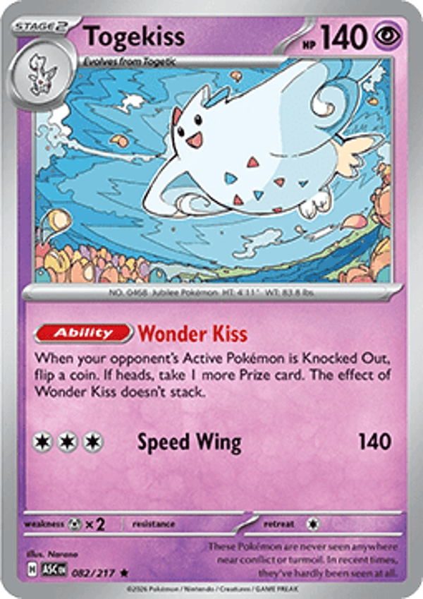 Ascended Heroes - #082 - Togekiss