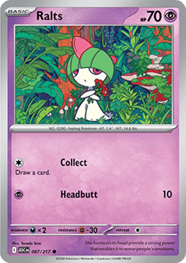 Ascended Heroes - #087 - Ralts