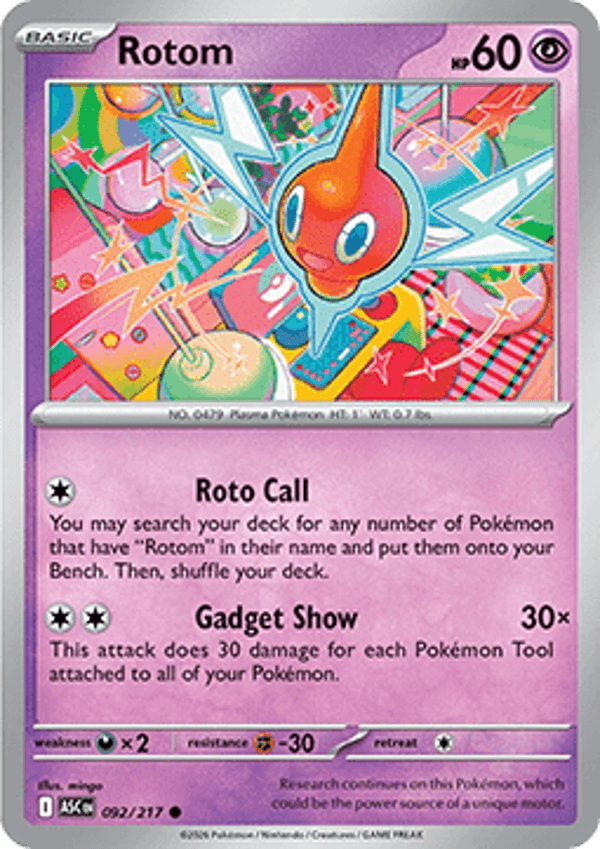 Ascended Heroes - #092 - Rotom