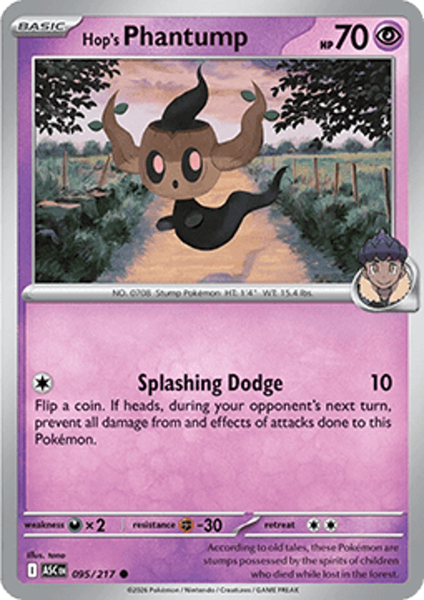 Ascended Heroes - #095 - Hop's Phantump