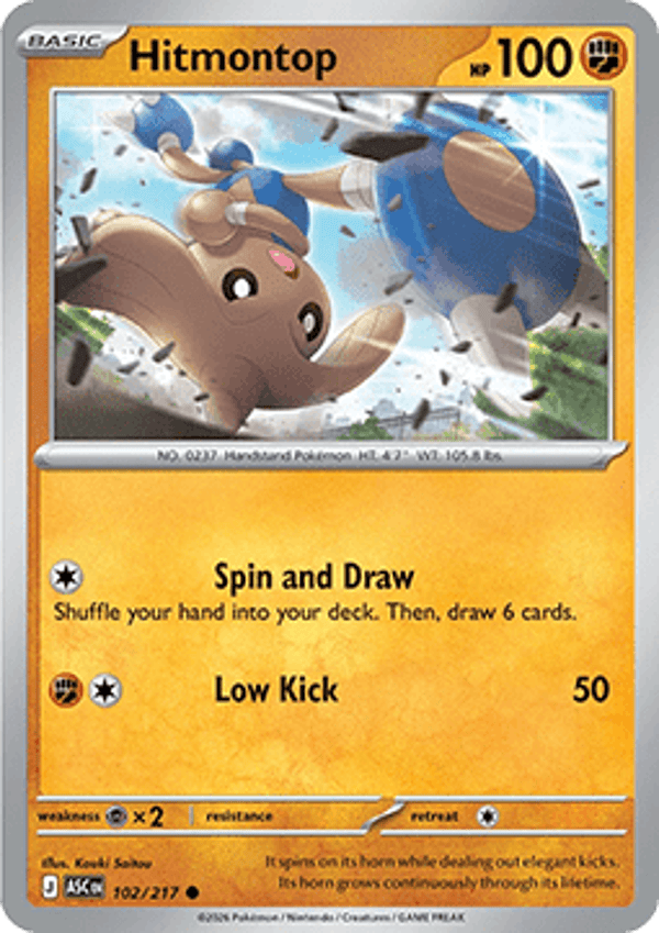 Ascended Heroes - #102 - Hitmontop