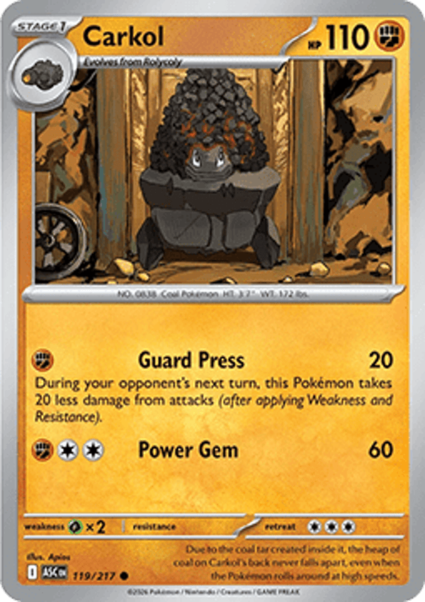 Ascended Heroes - #119 - Carkol