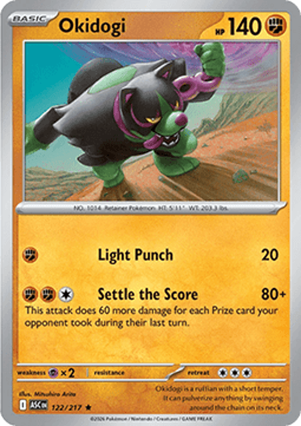 Ascended Heroes - #122 - Okidogi