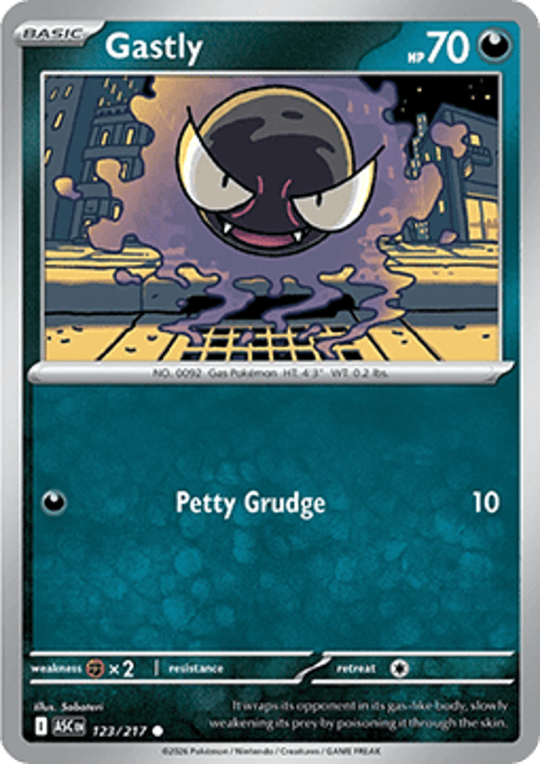 Ascended Heroes - #123 - Gastly