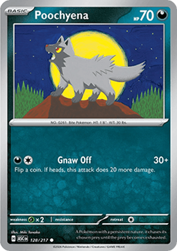 Ascended Heroes - #128 - Poochyena
