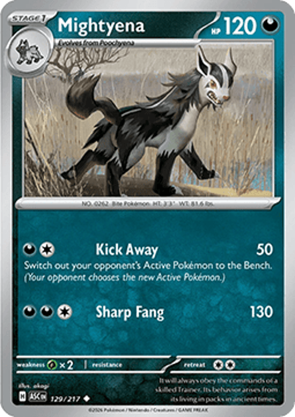 Ascended Heroes - #129 - Mightyena