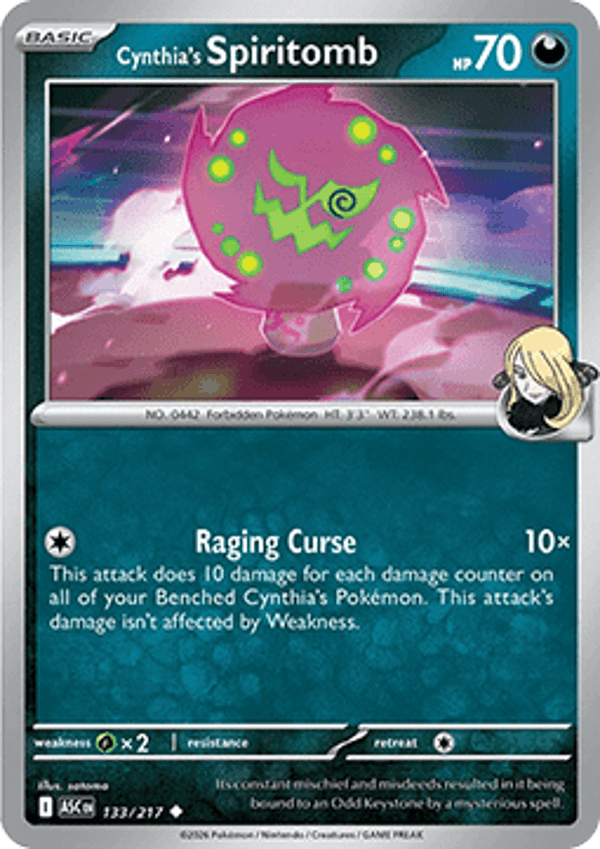 Ascended Heroes - #133 - Cynthia's Spiritomb
