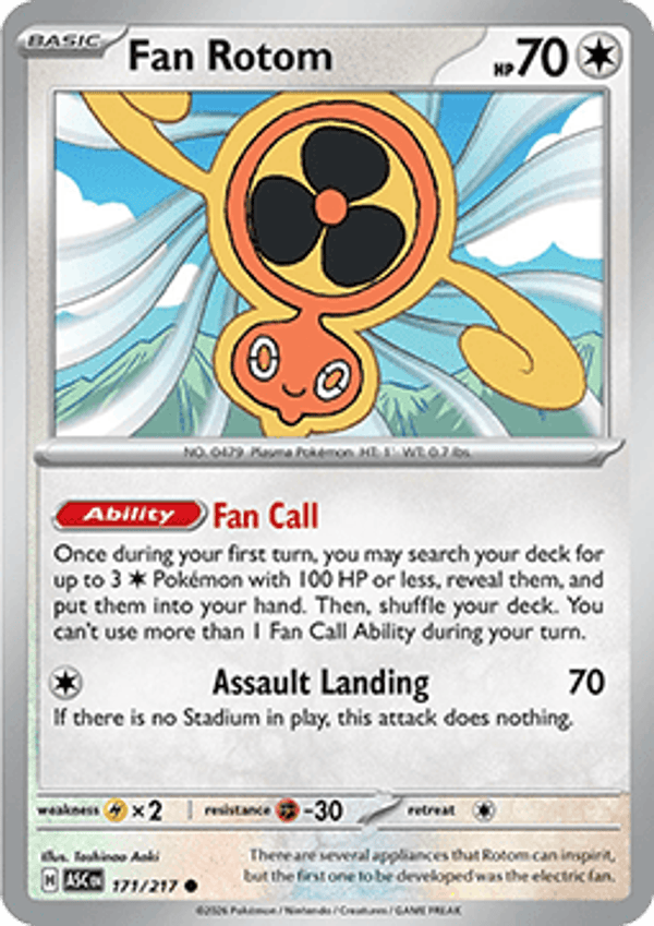 Ascended Heroes - #171 - Fan Rotom