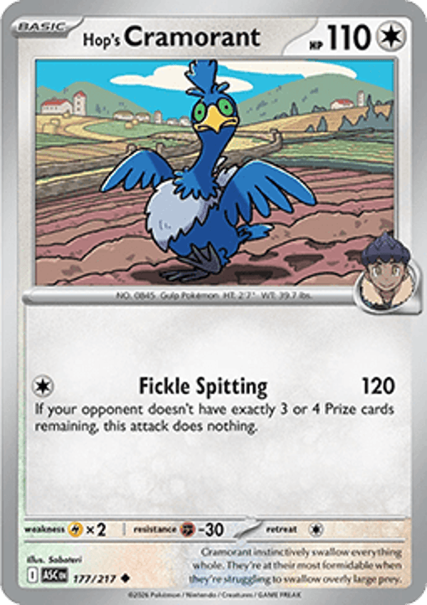 Ascended Heroes - #177 - Hop's Cramorant