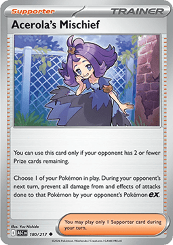 Ascended Heroes - #180 - Acerola's Mischief