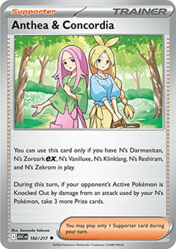 Ascended Heroes - #182 - Anthea & Concordia