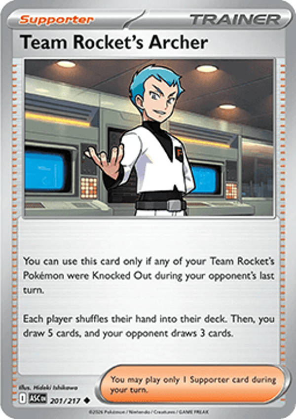 Ascended Heroes - #201 - Team Rocket's Archer