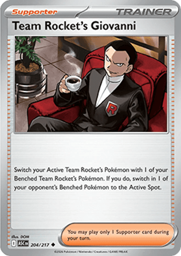 Ascended Heroes - #204 - Team Rocket's Giovanni