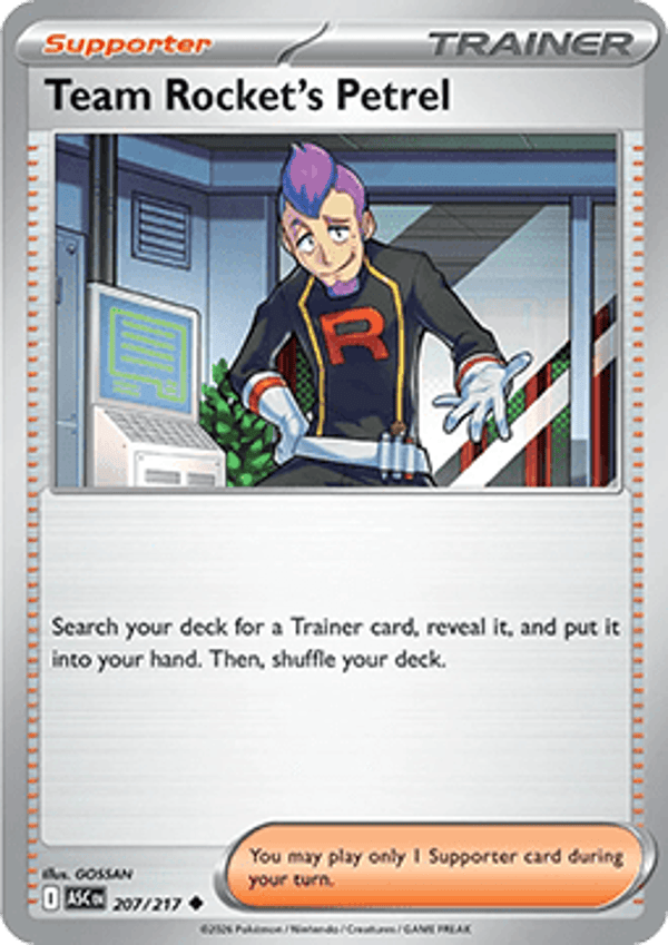 Ascended Heroes - #207 - Team Rocket's Petrel