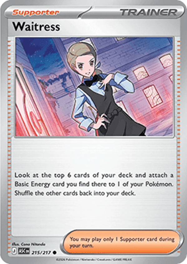 Ascended Heroes - #215 - Waitress