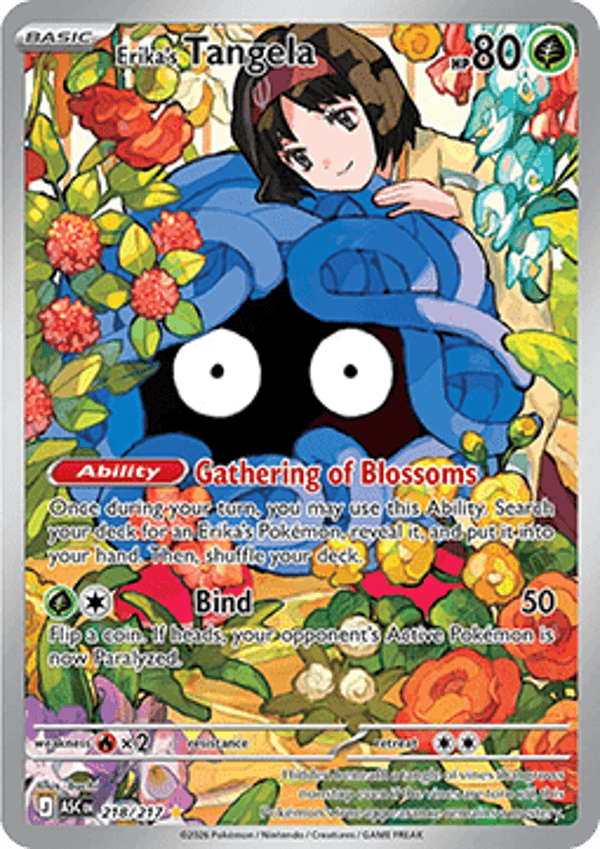 Ascended Heroes - #218 - Erika's Tangela