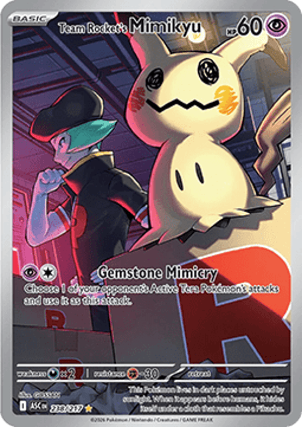 Ascended Heroes - #238 - Team Rocket's Mimikyu
