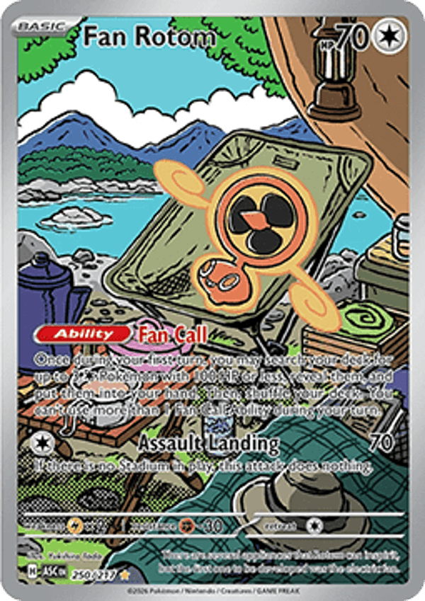 Ascended Heroes - #250 - Fan Rotom