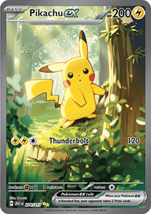 Ascended Heroes - #276 - Pikachu EX