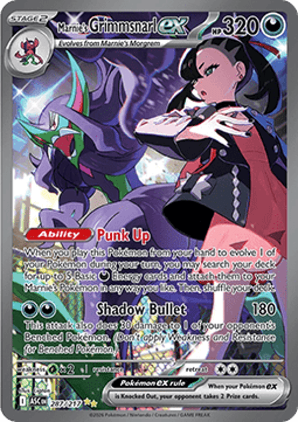 Ascended Heroes - #287 - Marnie's Grimmsnarl EX
