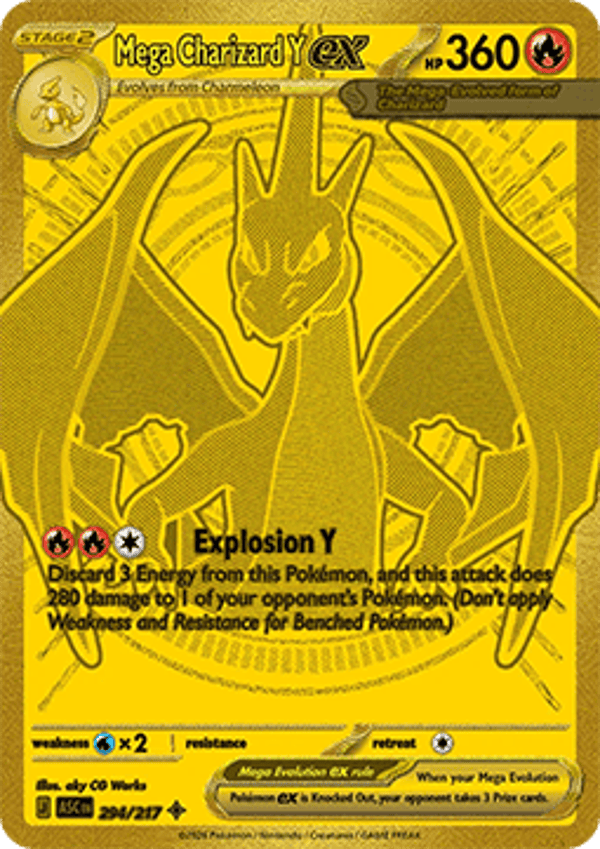 Ascended Heroes - #294 - Mega Charizard Y EX