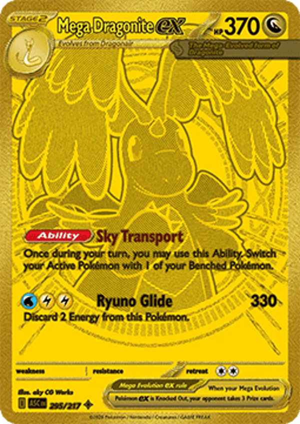 Ascended Heroes - #295 - Mega Dragonite EX