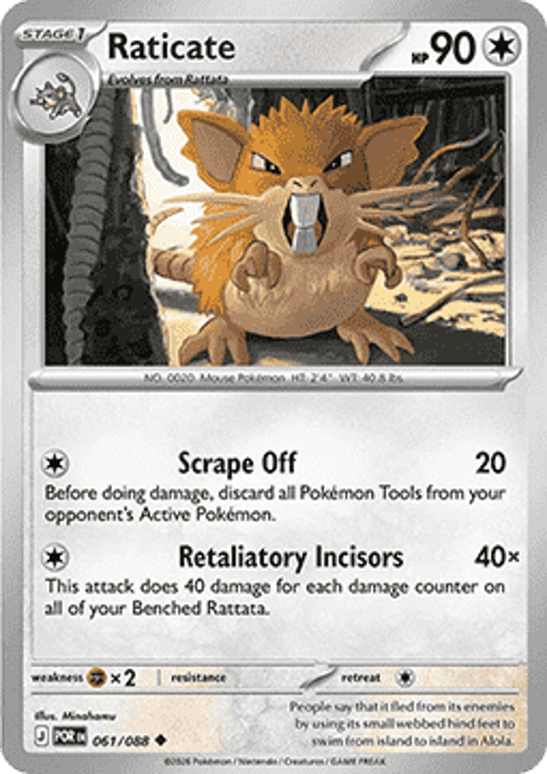 Perfect Order - #061 - Raticate