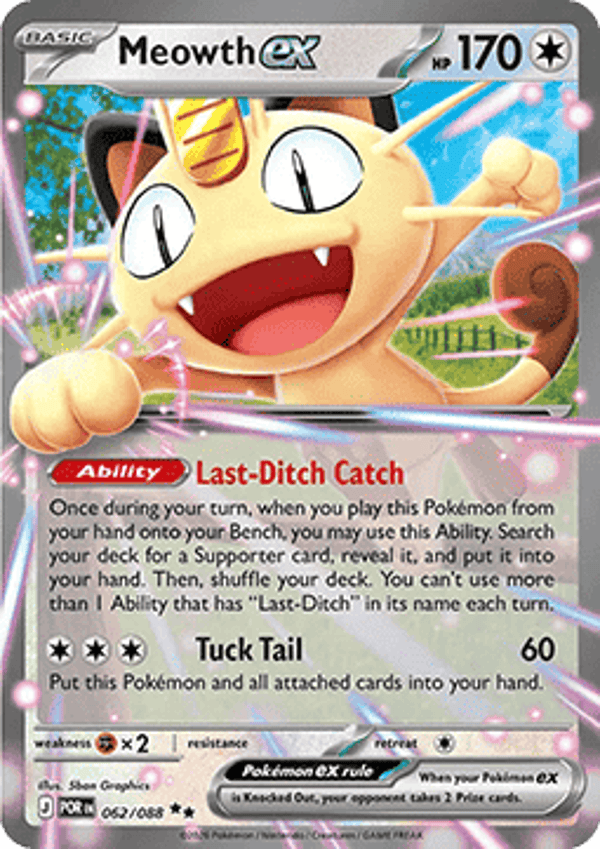 Perfect Order - #062 - Meowth EX