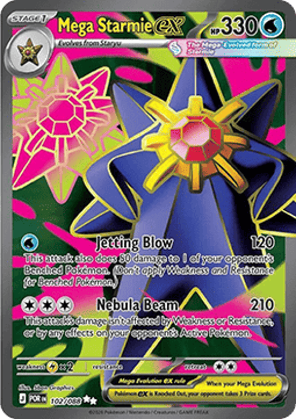 Perfect Order - #102 - Mega Starmie EX