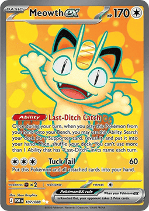 Perfect Order - #107 - Meowth EX