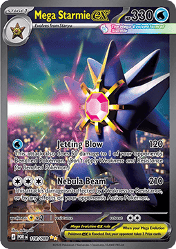 Perfect Order - #118 - Mega Starmie EX