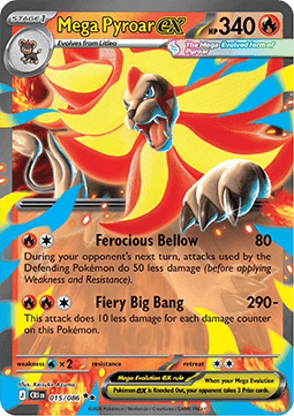 Chaos Rising - #015 - Mega Pyroar EX