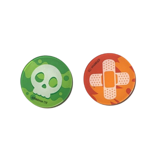 Condition Markers Poison & Burn - Sword & Shield