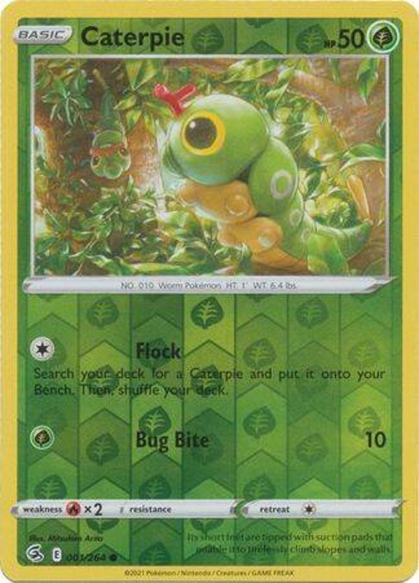 Fusion Strike - #001 - Caterpie - REVERSE