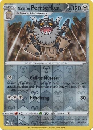 Fusion Strike - #181 - Galarian Perrserker - REVERSE