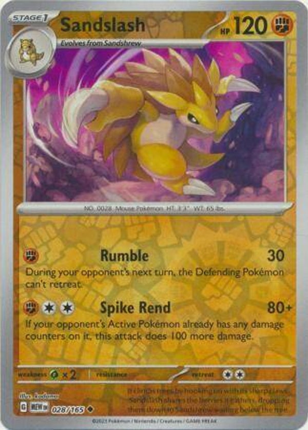 151 - #028 - Sandslash - REVERSE