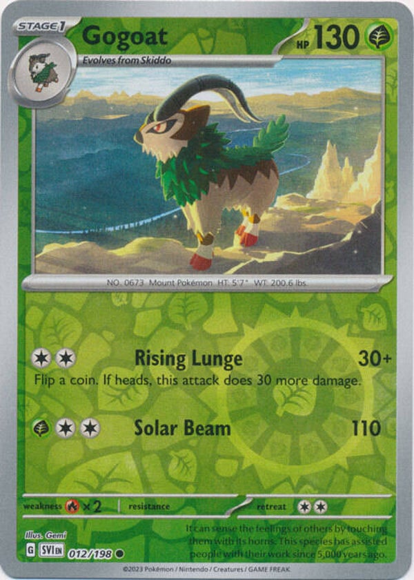 Scarlet & Violet - #012 - Gogoat - REVERSE