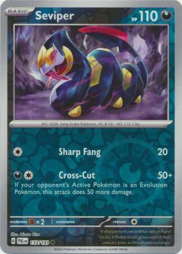 Paldea Evolved - #137 - Seviper - REVERSE