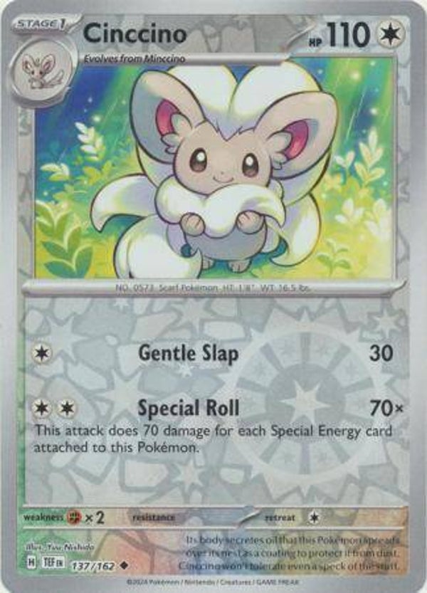 Temporal Forces - #137 - Cinccino - REVERSE