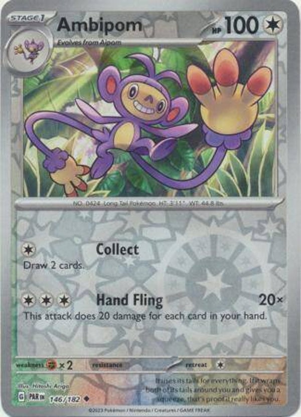 Paradox Rift - #146 - Ambipom - REVERSE
