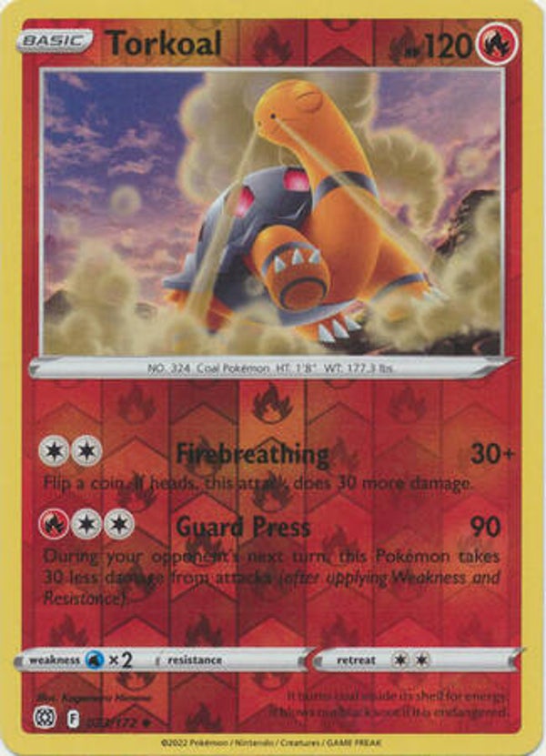 Brilliant Stars - #023 - Torkoal - REVERSE