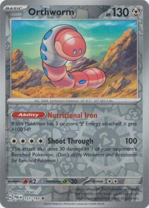 Paldea Evolved - #151 - Orthworm - REVERSE