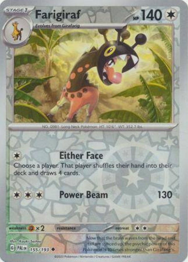 Paldea Evolved - #155 - Farigiraf - REVERSE