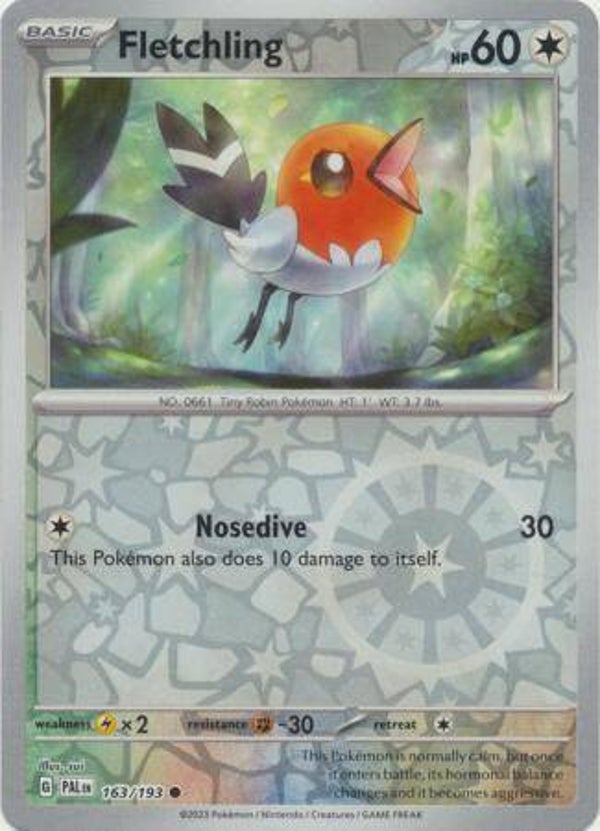 Paldea Evolved - #163 - Fletchling - REVERSE