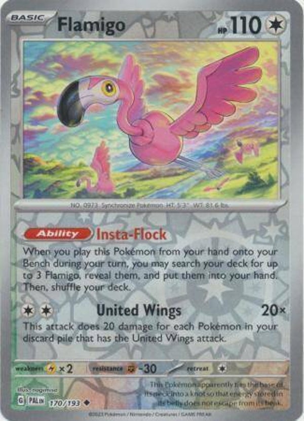 Paldea Evolved - #170 - Flamigo - REVERSE